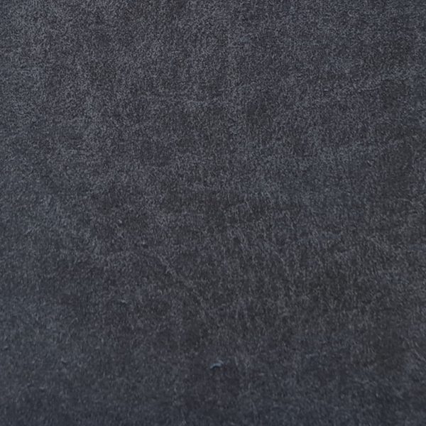 Eetkamerbank Loek, met zwart metalen frame, Leatherlook Dark Grey