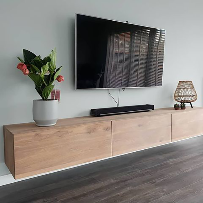 Massief eiken tv-meubel, op maat gemaakt | craftable.nl